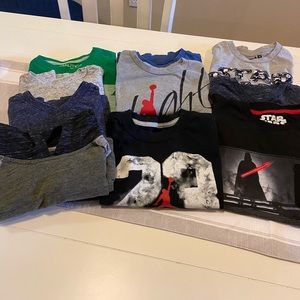 Lot of 10 Boys short sleeve shirts